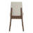 Cipolla Wood Finish White Vegan Leather Dining Chair-105512447
