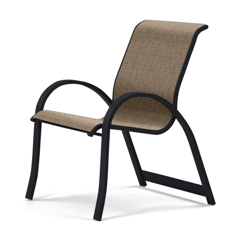 Aruba 1 Outdoor Dining Armchair, Black