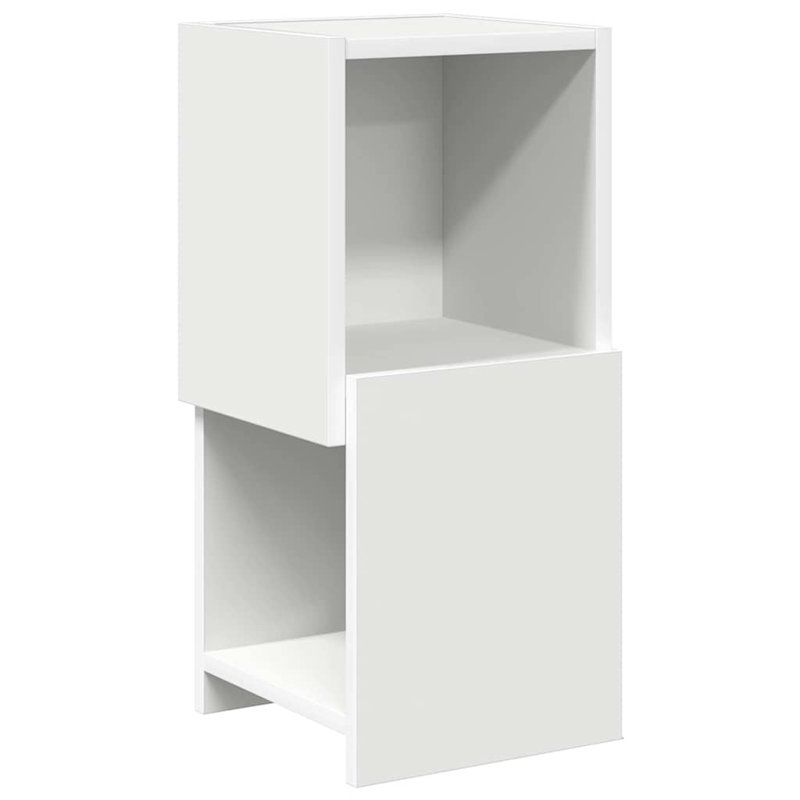Corner Accent Chest, 55cm H x 25.5cm W x 25cm D, White
