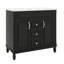 36" Bathroom Vanity Comes With Sink, Freestanding Bathroom Cabinet Featuring 2 Soft-Close Doors & Drawers-971191623-971191618