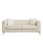 Canapés à compression, canapé Chesterfield moderne en velours de 82,5 pouces pour la maison