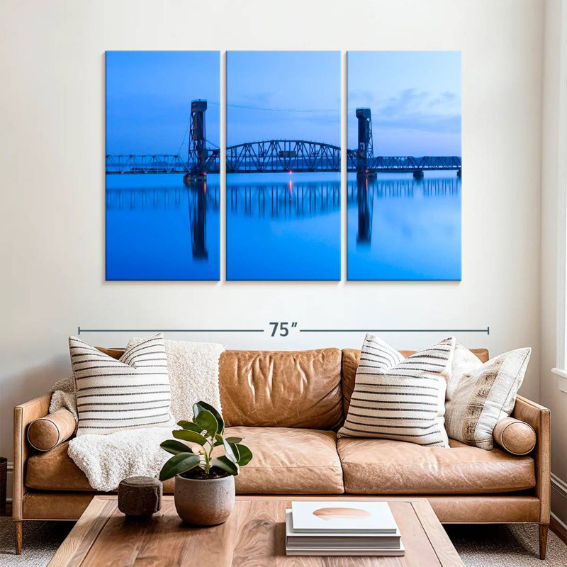 Lilie Decatur Railway Bridge, 42" H x 65" W