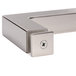 Porte-serviettes mural 5C9EC53F94B246D0981D93524E7BDFC9, matériau laiton, fabrication tubulaire, centre à centre 18 po, diamètre du tube 3/4 po, finition noir mat