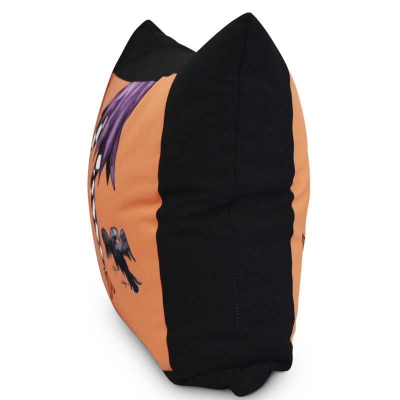 Coussin d'extérieur Witches Brew Square, 16 po x 1 po, Orange