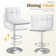 Stallcup Swivel Upholstered Counter Stool with Metal Frame