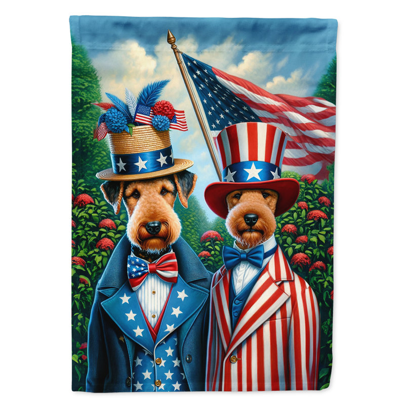 Drapeau All American Garden, Terrier brun