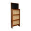 Armoire à chaussures de style moderne, hauteur de 65 po pour l'entrée du couloir, 3 tiroirs et espace de rangement en noyer