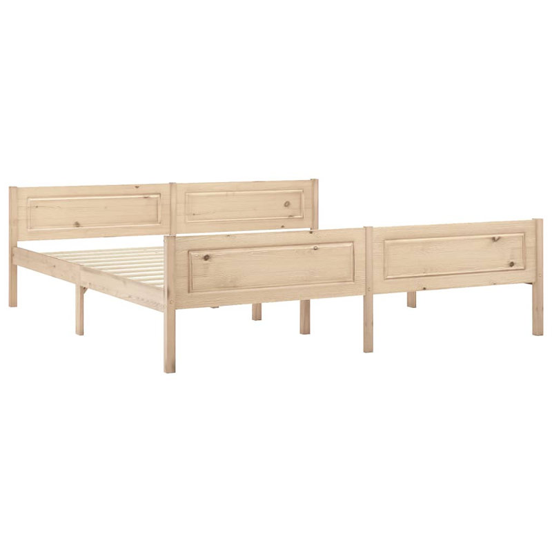 Galilhai Solid Wood Bed, brown, 180 x 200 cm