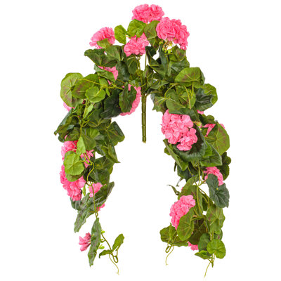 Buisson artificiel en géranium