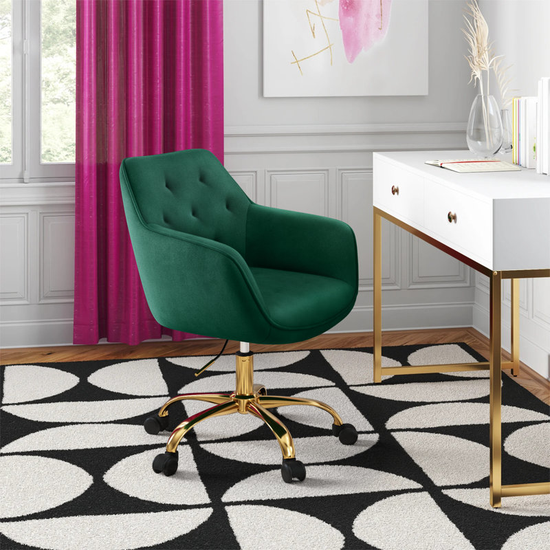 Chaise de travail Clio à hauteur réglable, Vert