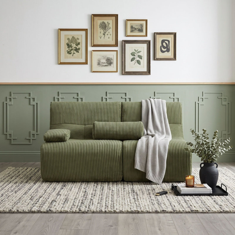 Canapé modulaire à deux places, Green