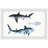 Cintron 'The Sharks' Framed Print-1456866385