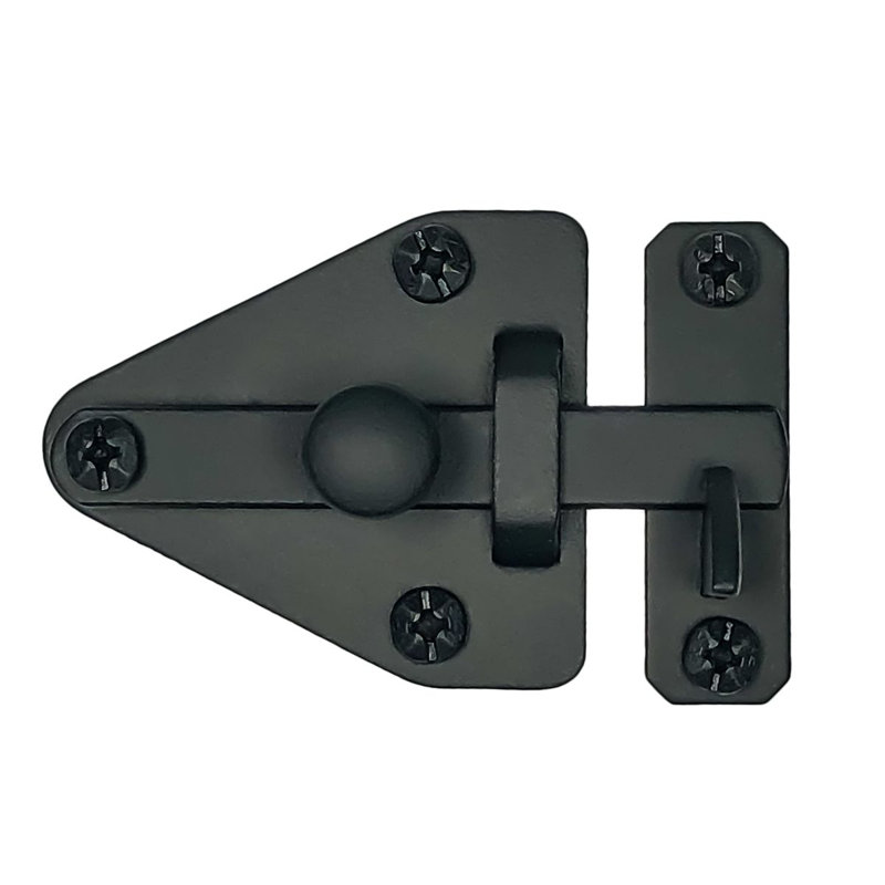 Black Iron Arrowhead Cabinet Latch