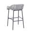 Tabouret de bar d'extérieur gris clair La Push, ensemble de 2-357945723