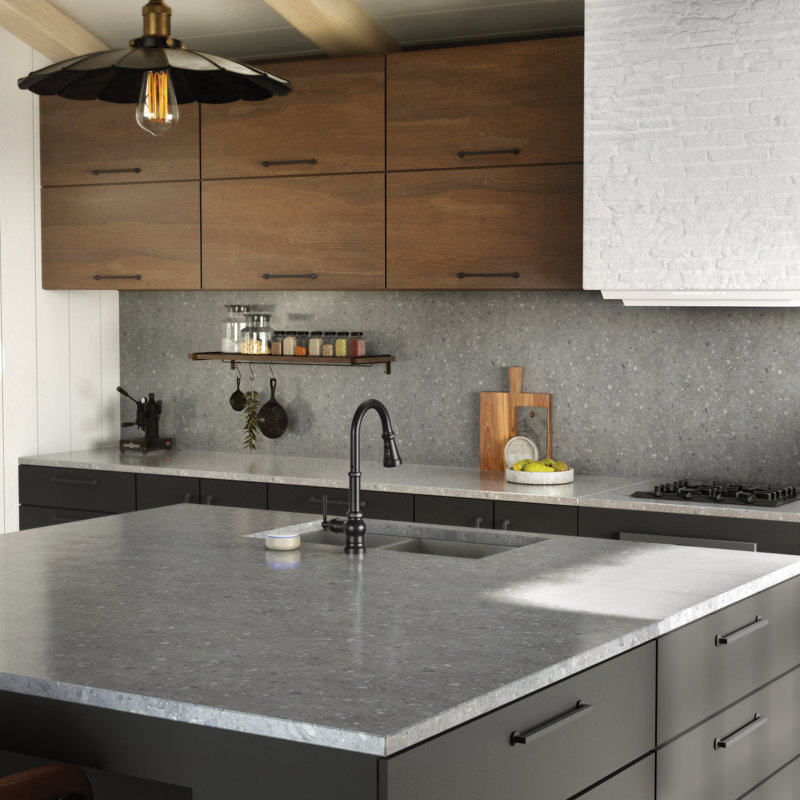 Robinet de cuisine Weymouth Smart Faucet, Noir mat