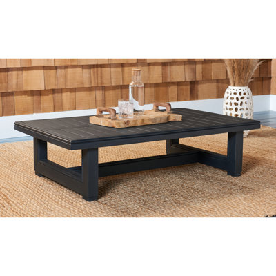 Melrose Rectangular Metal Outdoor Coffee Table