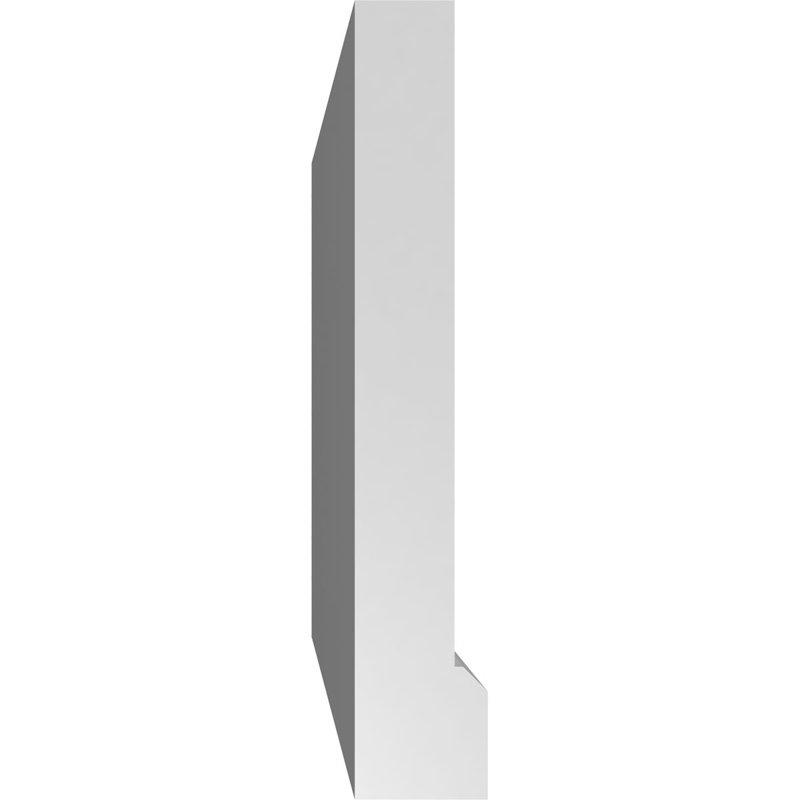 Cadre de seuil Brickmould, brun clair apprêté, H 12 po x l 18 po x P 2 po
