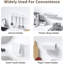 Under Cabinet Paper Towel Holder - Stainless Steel Wall Mount Kitchen Organizer