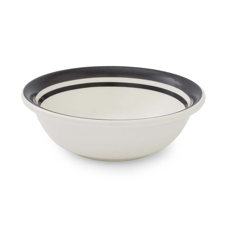 Portmeirion, Potters Stripe - Bowls, Black