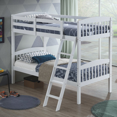 Maumee Twin Solid Wood Bunk Bed by Harriet Bee by Harriet Bee