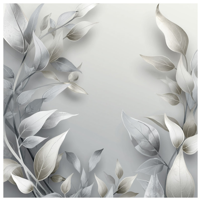 Tapis de bain Silver Leaf, 34in W x 21in L