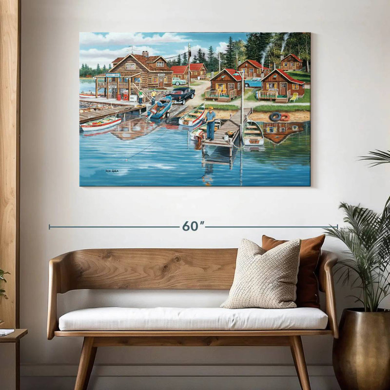 Alvord Timber Lodge, H 32 po x l 48 po