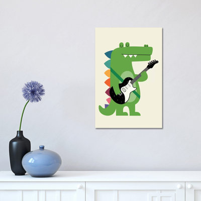 Croco Rock by Andy Westface - Print on Canvas