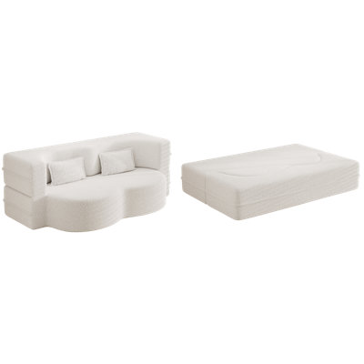 Alkeria Upholstered 78.1'' Reclining Sofa