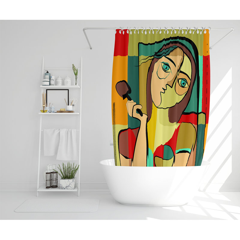 Elizardo Polyester Shower Curtain