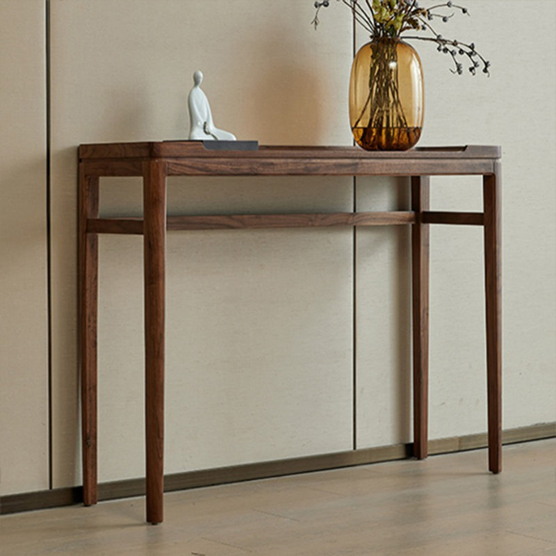 La console naturellement élégante, H 34,44 po x l 63 po x P 13,78 po, Brun