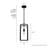 Dukestown 1 Light Lantern Mini Pendant-70776460