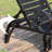 Outdoor Poolside Sun Lounger Aluminum Waterproof Outdoor Chaise Lounge Set with Table