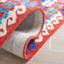 Tapis rouge / bleu Horwich 412-55569881