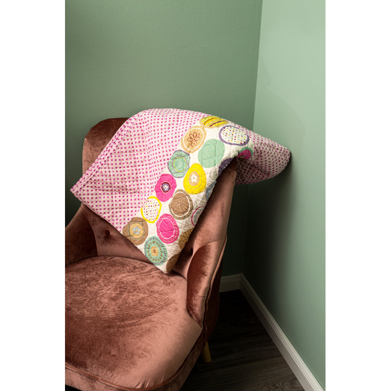 Fanning Patchwork Quilt, 155 x 180cm Bedspread