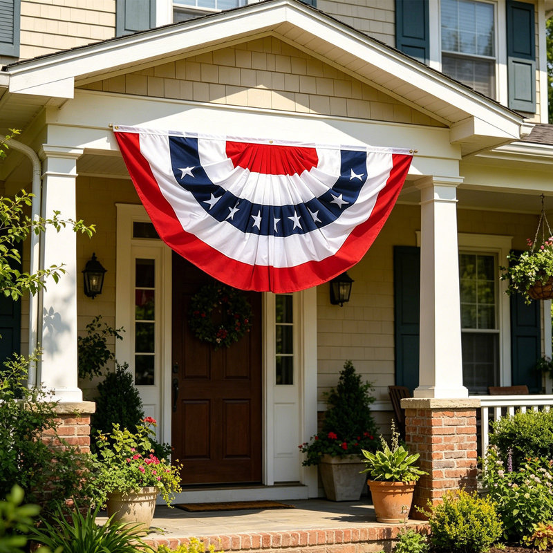 Koblieu Drapeau en forme d'éventail, A
