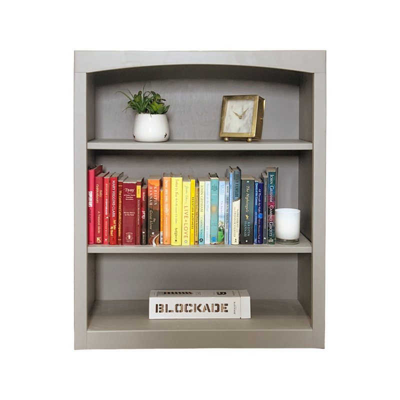 Bibliothèque classique Ossy, Gris orage, (3 tablettes) H 36 po x l 30 po x P 12 po