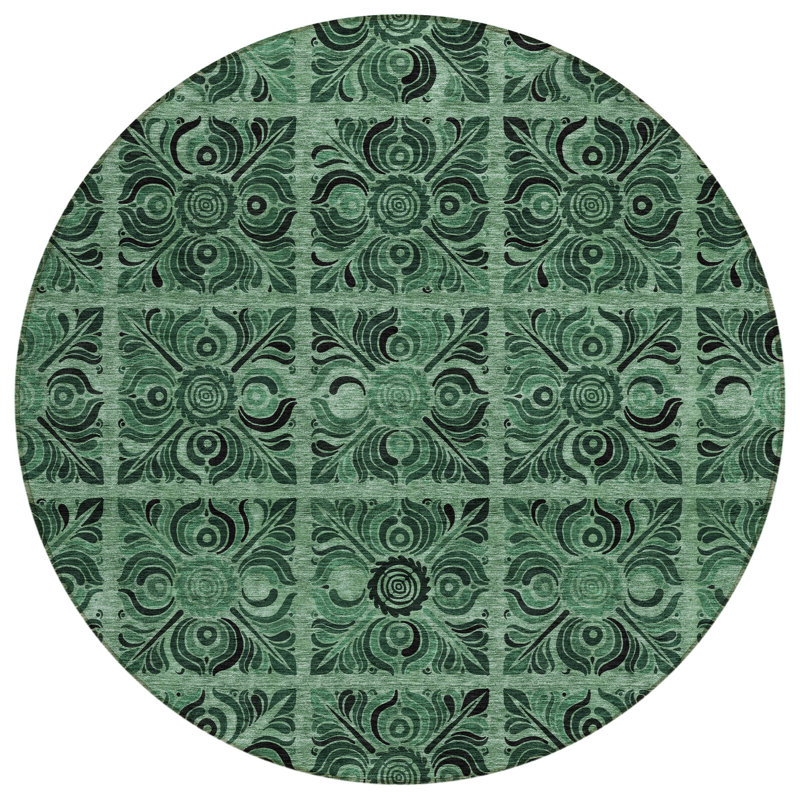 Tapis mâle, Rond 8 pi