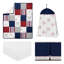 Ensemble de literie pour lit de bébé 4 pièces Baseball Patch