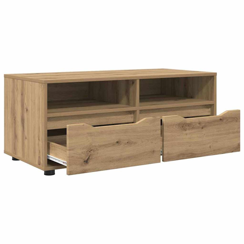 Unfinished TV Stand for TVs up to 43", Artisan Oak