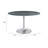 Round Marble Top Metal Base Dining Table-70696425-133395292