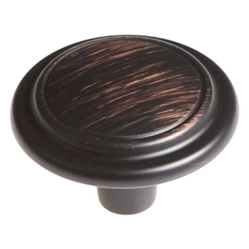 Eclipse 1 1/4" Diameter Mushroom Knob, Vintage Bronze