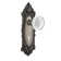 Victorian Plate with Decorative Keyhole and Crystal Meadows Knob