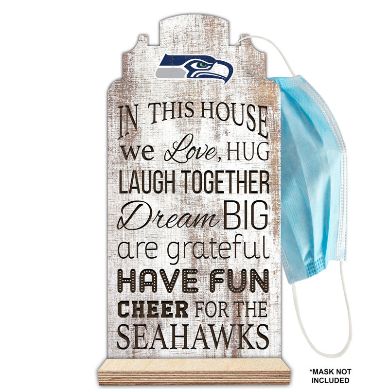 Freestanding 2 - Hook Coat Rack, Seattle Seahawks