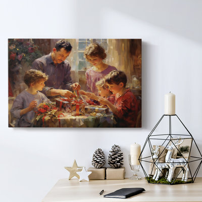 Christmas Holiday Arts - Toile tendue avec châssis XMA171253