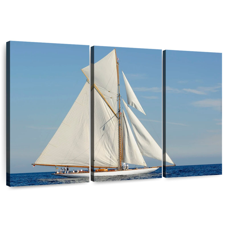 Mehar Saint Tropez Sailboat, 24" H x 38" W
