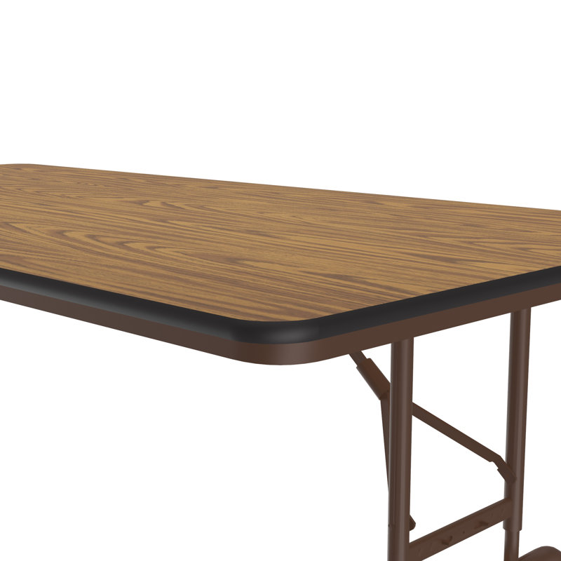 Table commerciale pliable Correll, Chêne médium, H 29 po x L 48 po x l 24 po