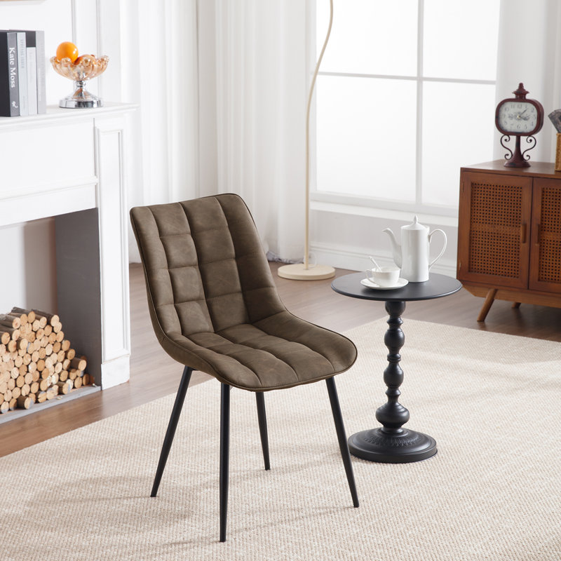 Vassar 46.5cm H Upholstered Side Chair, Brown