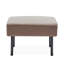 Canapé en L à 2 places avec repose-pieds, canapé moderne en tissu de polyester, petits fauteuils confortables pour les petits espaces: salon, chambre à coucher, bureau, appartement-637522903