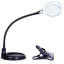 Lampe de bureau grossissante à DEL 2,25 X (5 dioptries) Lightview Flex, col de cygne noir avec base et pince interchangeables-62954071