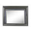 Miroir à finition gris métallique avec DEL